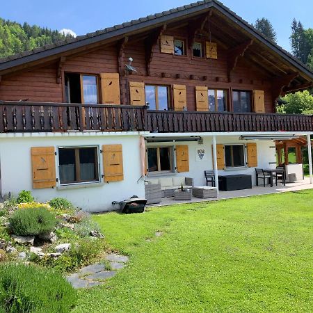 Chalet Le Slalom Arveyes Extérieur photo