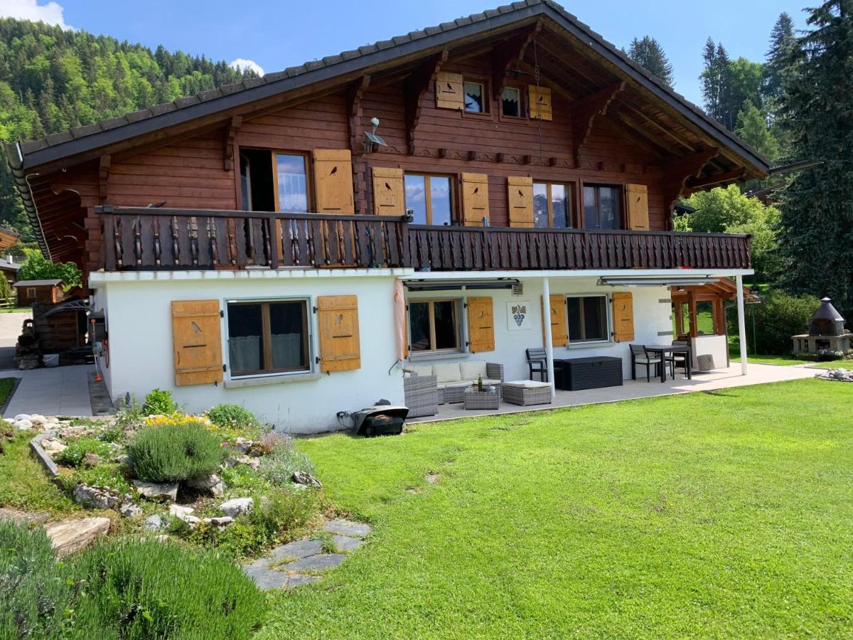 Chalet Le Slalom Arveyes Extérieur photo