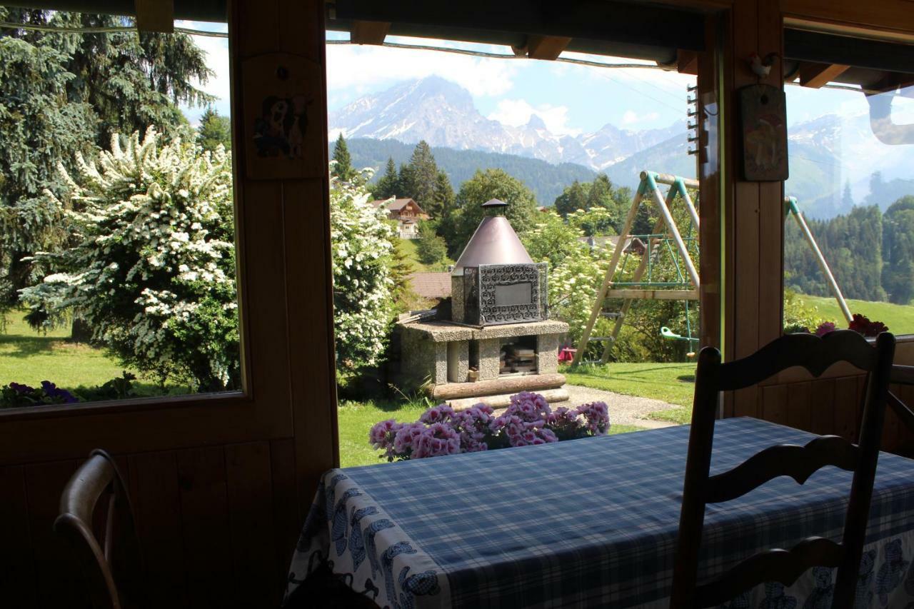 Chalet Le Slalom Arveyes Extérieur photo